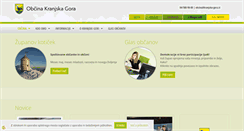 Desktop Screenshot of obcina.kranjska-gora.si