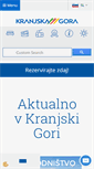 Mobile Screenshot of kranjska-gora.si